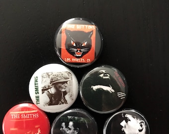 The smiths album cover pins | Louder Than Bombs| SuedeHead| Morrissey| The Queen is Dead| The Smiths| Smiths| Buttons| Pins| Meat is Murder