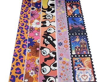 SAMPLE SIZE!  - Retro Flowers, Cats, Purple Florals, Leopard Print, Witches - Washi Tape - (24 inch sample)