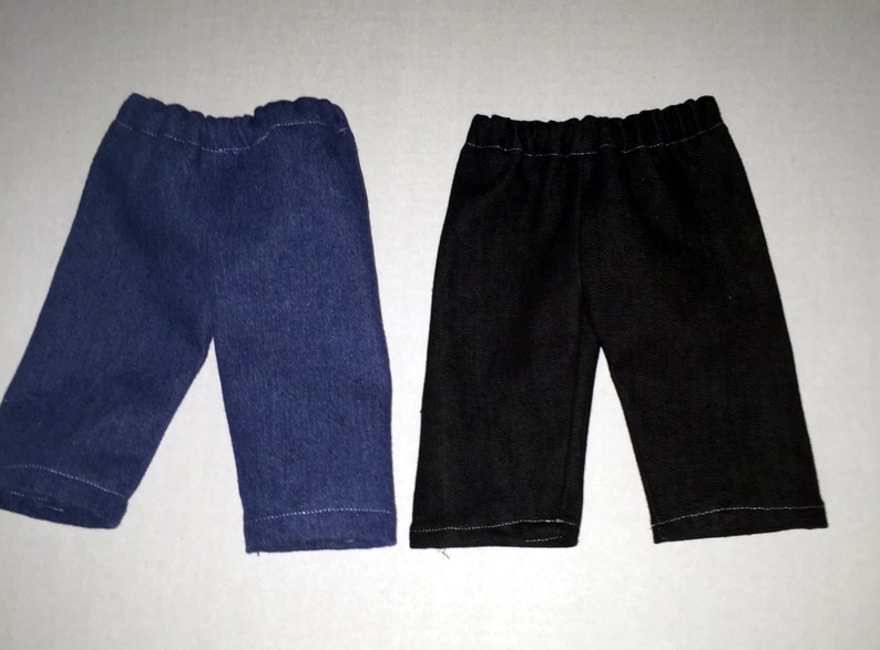 Doll Clothes for 18 inch Boy American Girl Dark Denim Jeans Pants