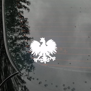 Poolse Eagle Polski Orzel Auto Vinyl Bumper Sticker Sticker Sticker Lijm
