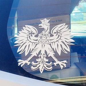 Polish Eagle Polski Orzel Car Vinyl Bumper Sticker Decal Adhesive