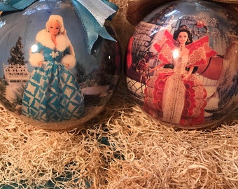 1997 Matrix Barbie Christmas Ornament 3.25 Inch Diameter