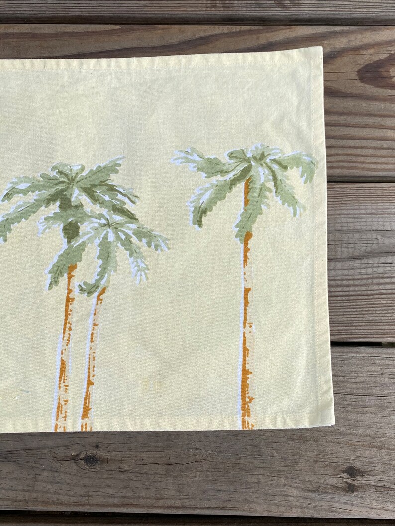 Tropical Style Palm Tree Placemats Set of 4 Etsy