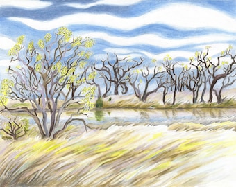 Ogallala Aquifer, Nebraska, spring