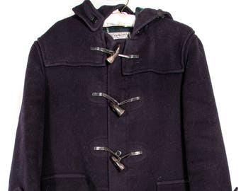 Vintage Navy Gloverall Toggle Coat