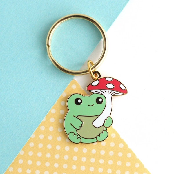 Mushroom Keychain Etsy