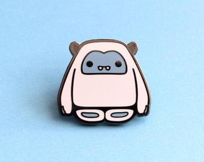 Yeti Pin / Monster Pin / Yeti Gift / Cryptid Pin / Abominable Snowman