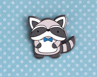 Raccoon Enamel Pin. Hard Enamel Pin. Trash Panda. Backpack Pin. Kawaii Pin. Cute Enamel Pin. Woodland Animal Gift. Toronto Pin. Canada Gift