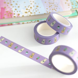 Kaktus Alpaka Washi Tape. Lama Washi Tape. Kaktus Washi Tape. Alpaka-Liebhaber-Geschenk. Journaling Tape. Sammelalbum. Japanisches Klebeband. Postverschluss