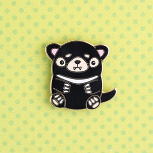 Tasmanian Devil Enamel Pin. Jacket and Backpack Pin. Tassie Devil. Hard Enamel Pin. Australia Gift. Cute Animal Pin. Australian Wildlife Pin