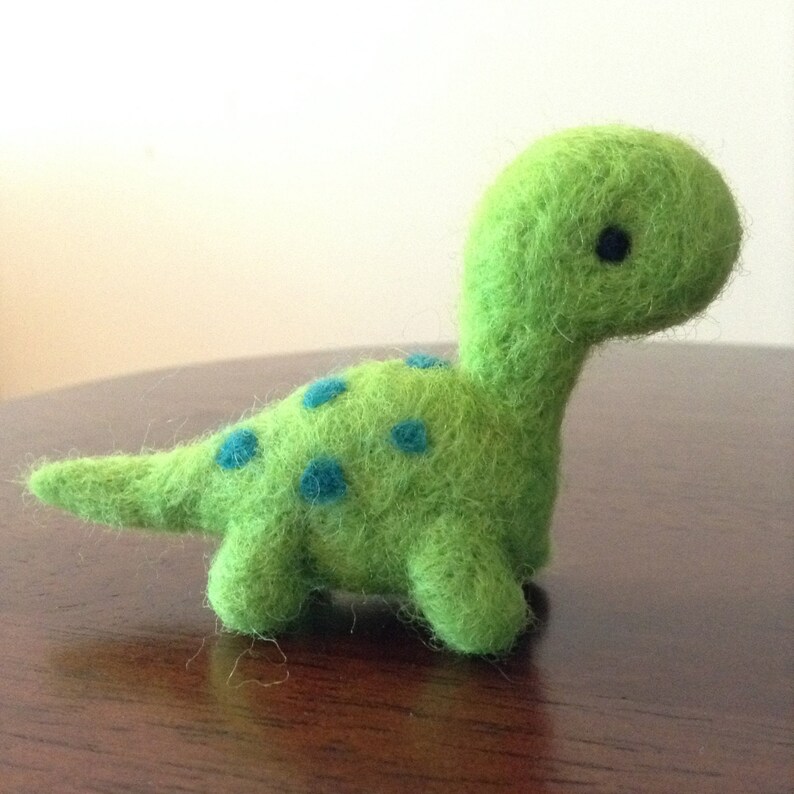 Needle Felted Dinosaurs Brontosaurus Stegosaurus TRex Etsy