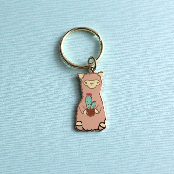 llama keychain