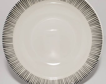 Outdoor Kitchen Set Style Elegant 4pc elegant black white striped salad bowls brand new melamine indoor outdoor kitchen