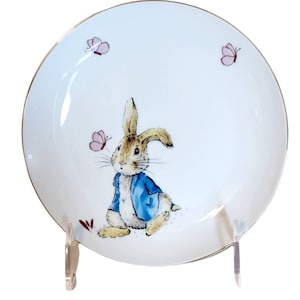 Beatrix Potter Peter Rabbit Easter Bunny Appetizer Plates Set of Four Brand New
