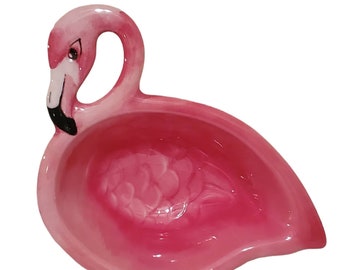 Pink Flamingo Serving Bowl Melamine Brand New