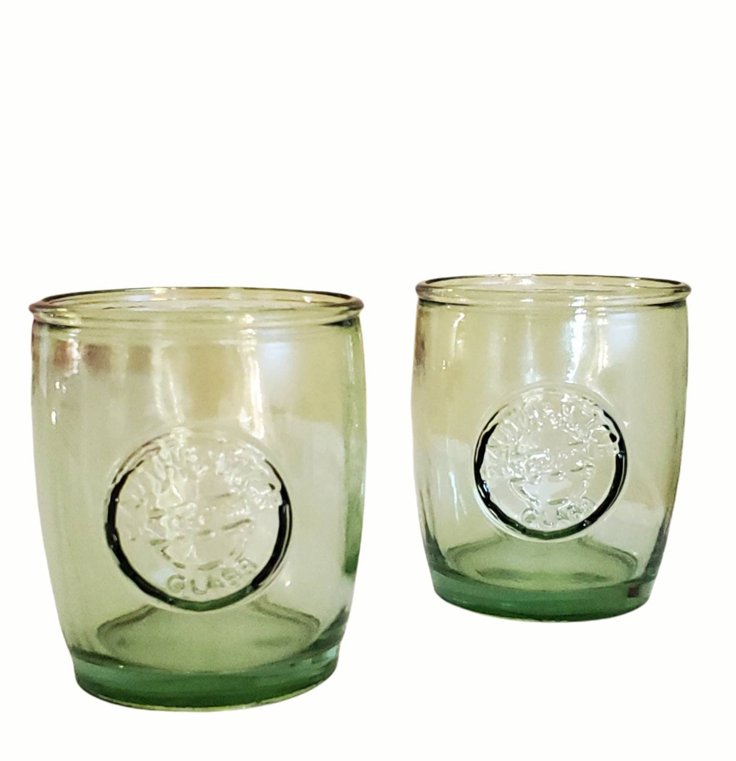 San Miguel Set of Two Glasses Tumblers 100% Recycled Glass Brand New 14oz -  Etsy