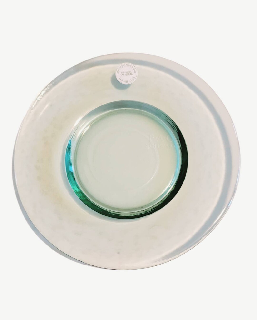 San Miguel Recycled Glass Salad Plates Brand New Set of Two Etsy