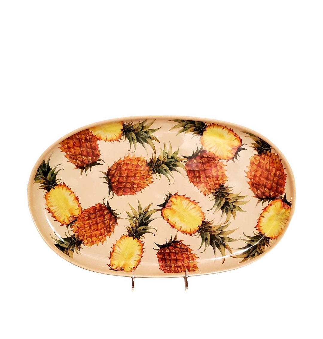 Pineapple Serving Tray Platter Plate Brand New Etsy
