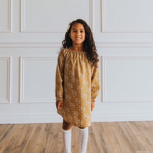 Mustard Dress Autumn - Etsy