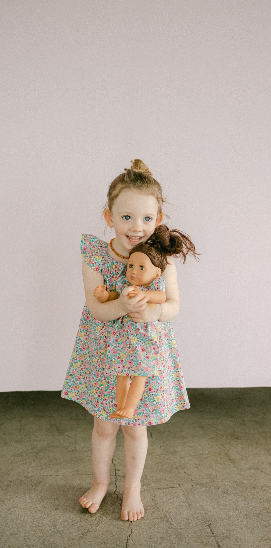 Girl and Doll Matching Outfit, Doll and Me Dress, Girl Easter Gift