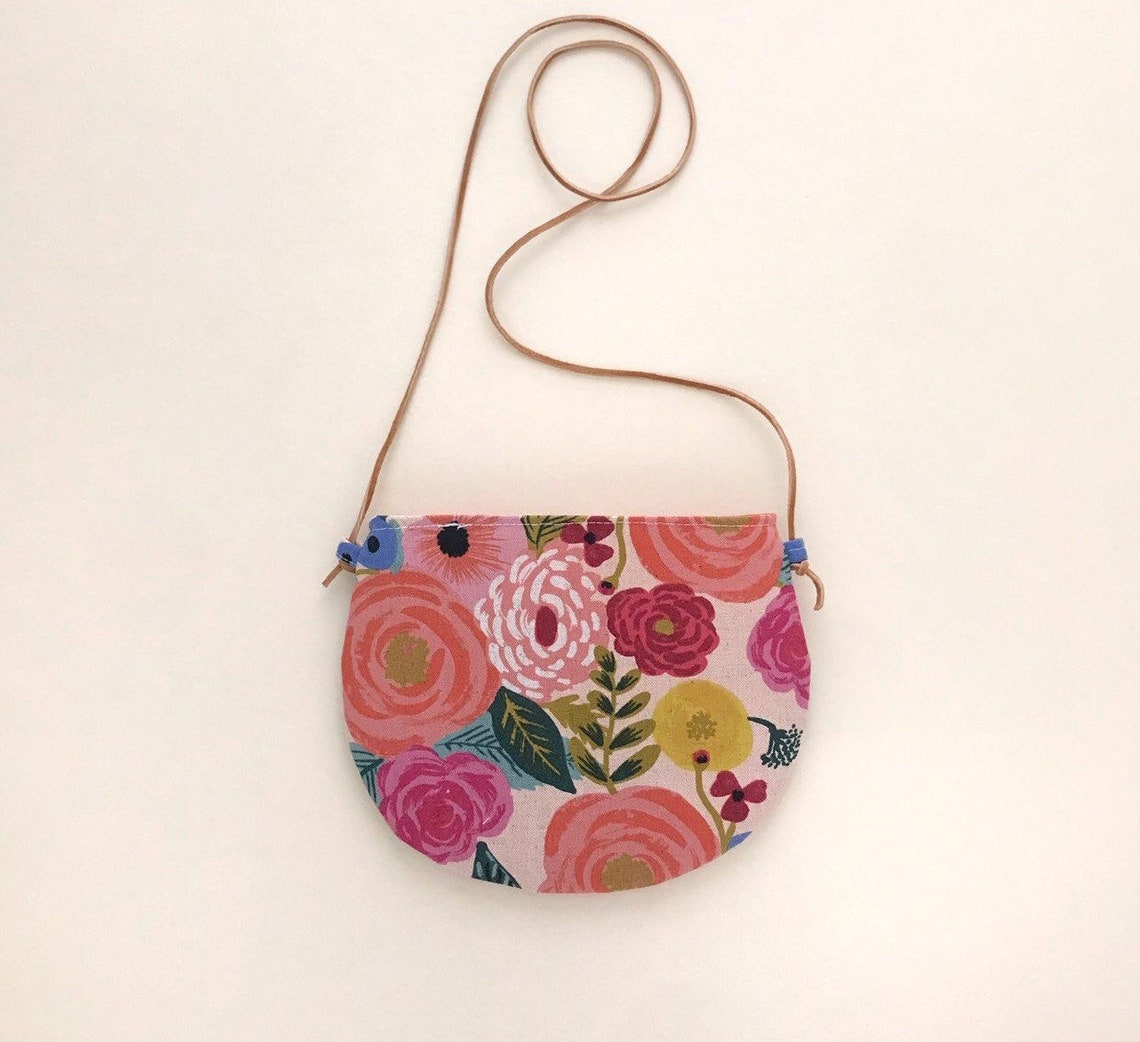 Toddler Purse / Rifle Paper Co Crossbody / Floral Purse / | Etsy