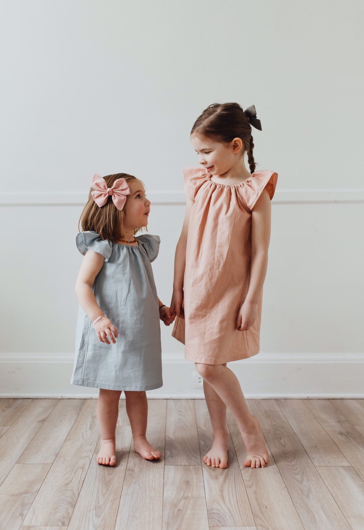 girls linen dress