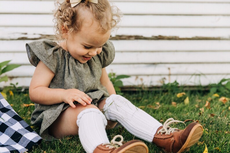 baby girl olive green dress