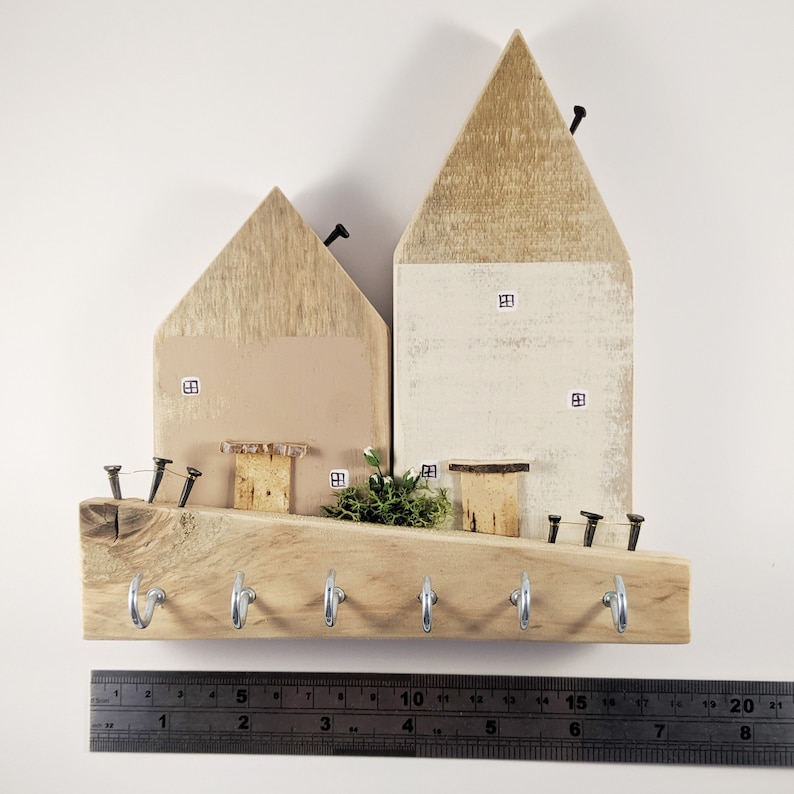 Key Holder For Wall Rustic Hall Decor