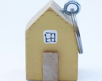 House Keyring Wood Key Fob Key Chains for Women Key Ring New Home