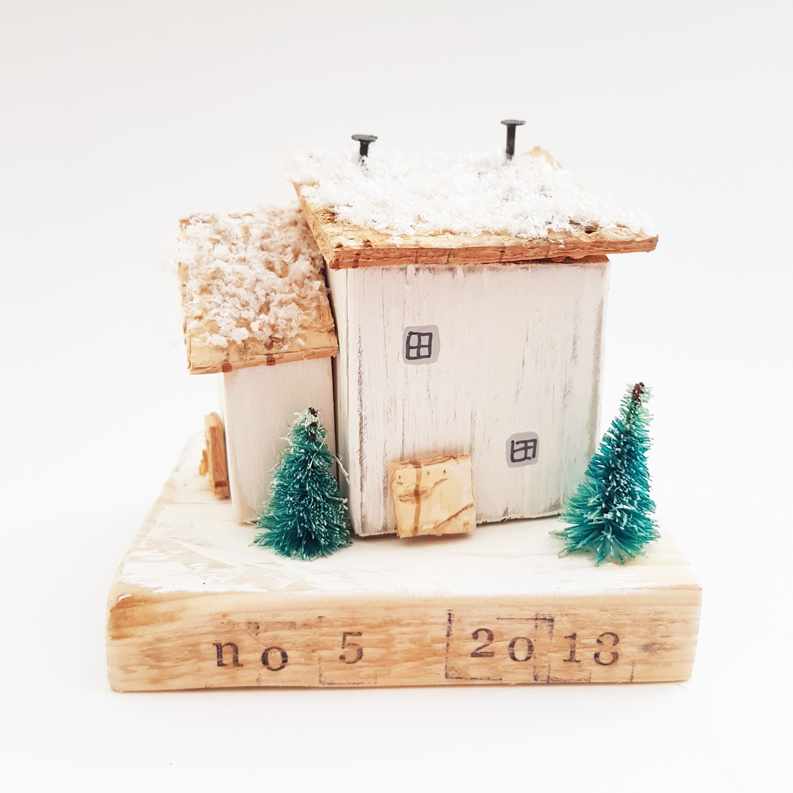 Wooden House Unique Christmas Gifts Personalized Christmas - Etsy UK