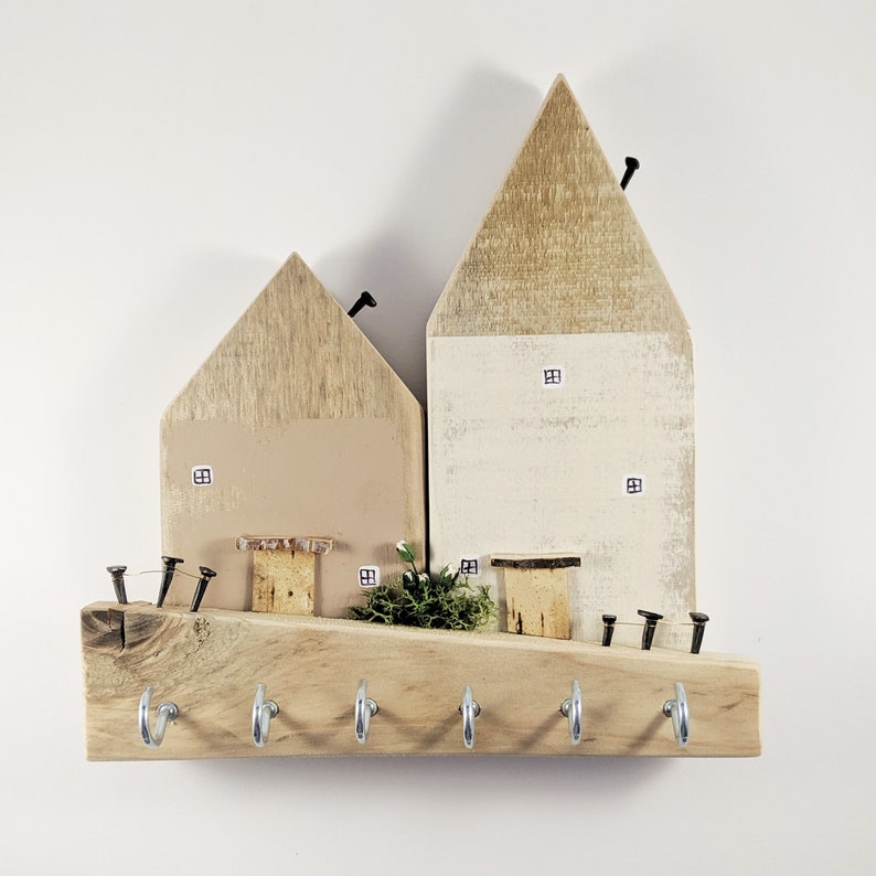 Key Holder For Wall Rustic Hall Decor