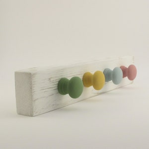 Wooden Peg Hooks Wall Storage