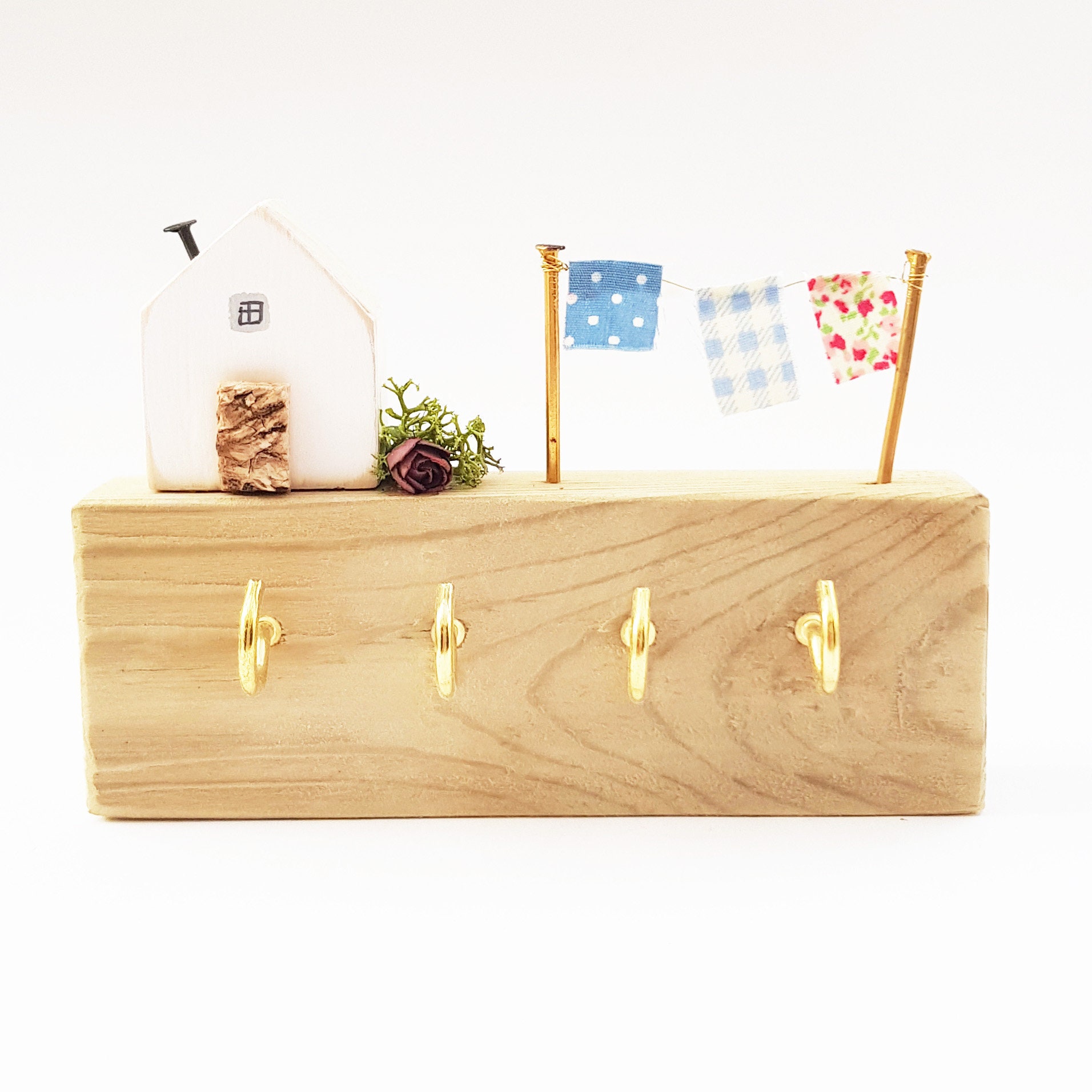 Miniature House Key Holder for Wall Key Holder Art Etsy UK