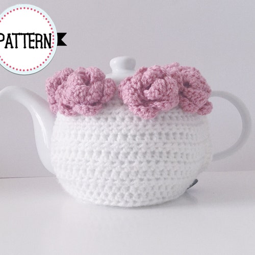 Floral Tea Cozy Pattern Crochet Tea Cosy Pattern Etsy