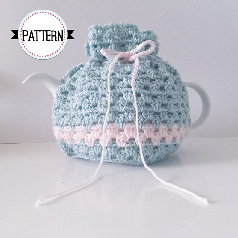 Granny Stripe Tea Cozy, Crochet Tea Cosy Pattern Etsy