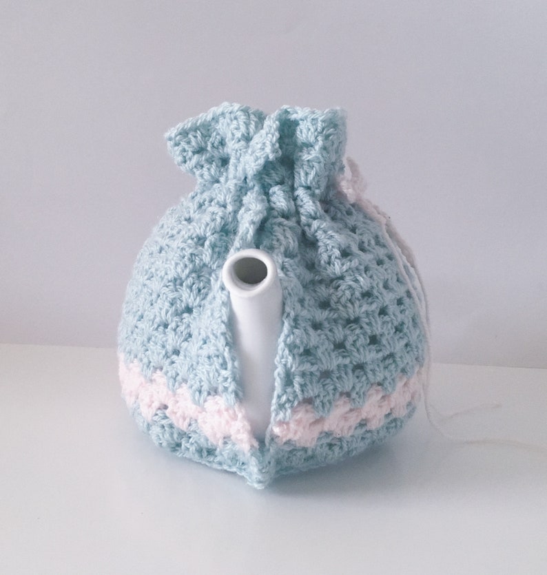 Granny Stripe Tea Cozy, Crochet Tea Cosy Pattern - Etsy