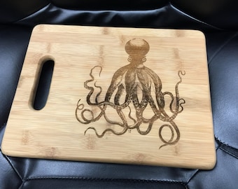 Octopus Cutting Board
