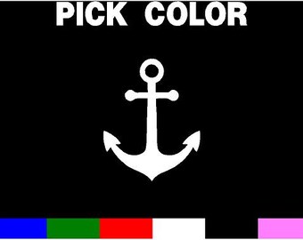 Anchor decal sticker vinyl decal window car truck SIZE & COLOR