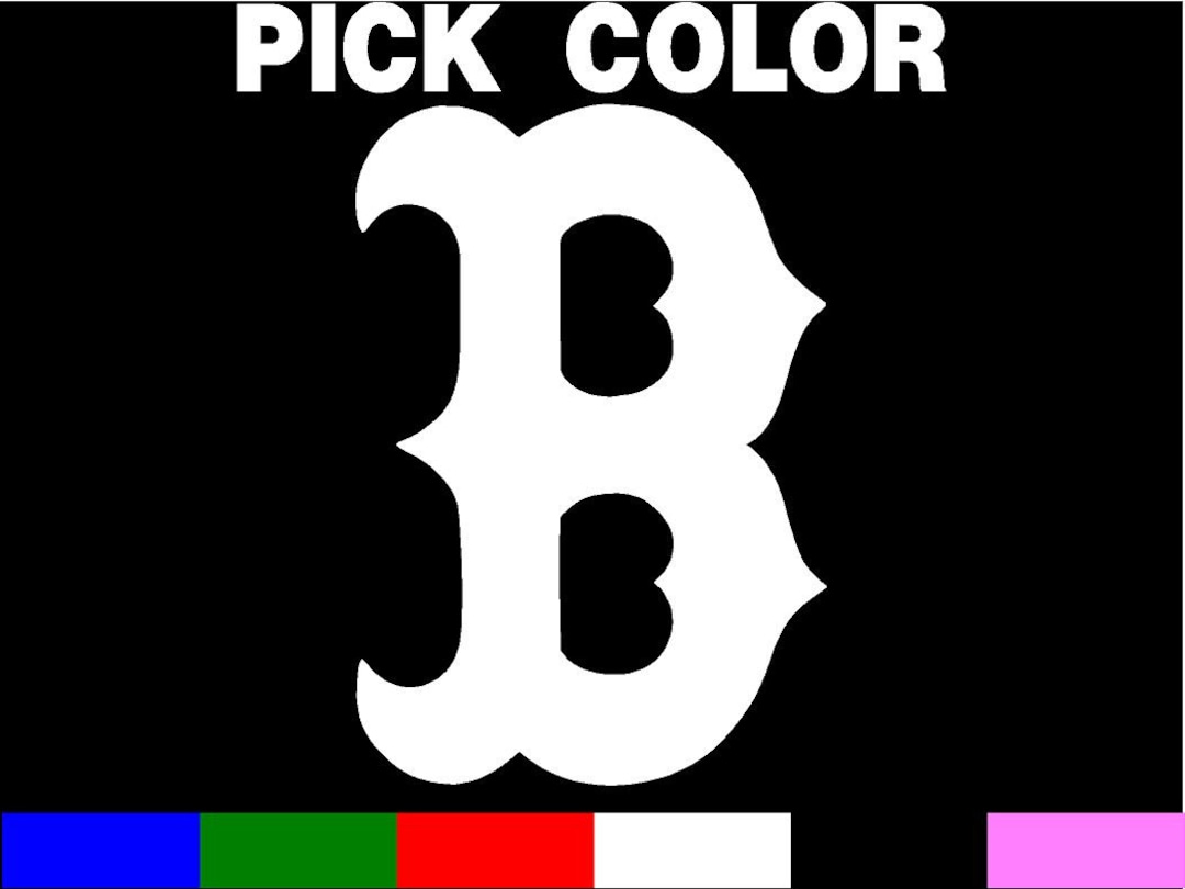 Boston Red Sox Vinyl Car Decal Sticker MLB Boston B Etsy