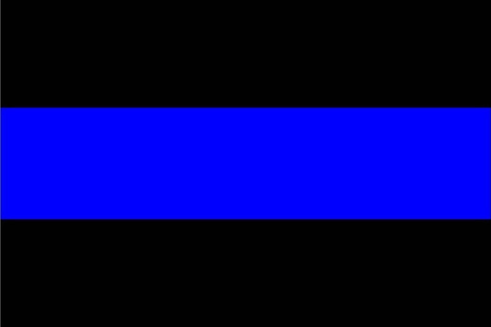 THIN BLUE LINE Fop Police Support Sticker Vinyl Decal - Friends of Law ...