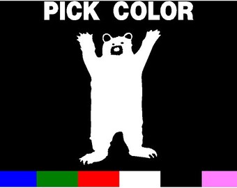 Bear Vinyl Car Decal Sticker