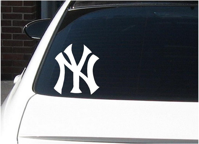 New York Yankees Vinyl Car Decal Sticker MLB Yanks Etsy