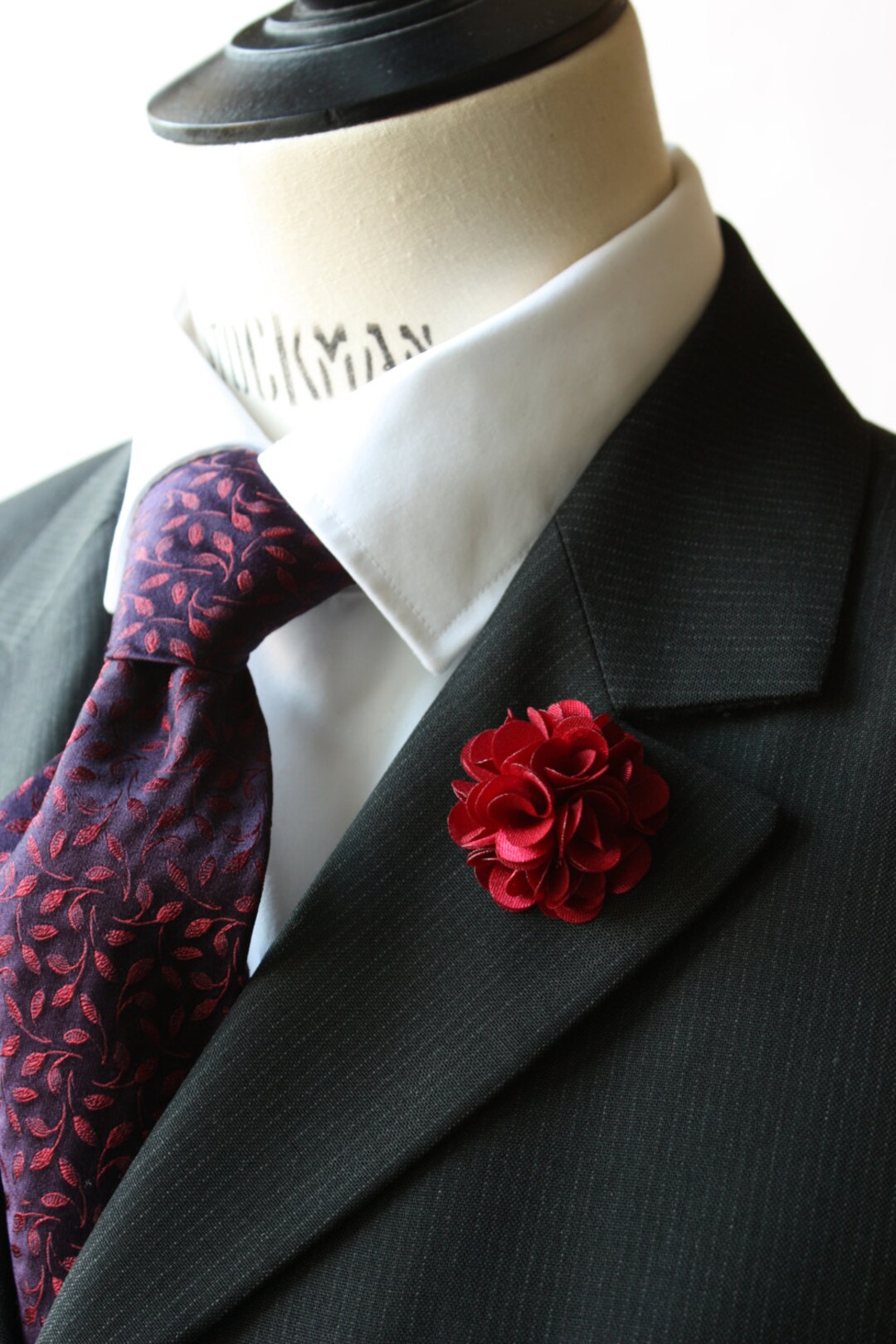 Lapel Pin for Men Wedding Boutonniere Flower Lapel Pin Etsy