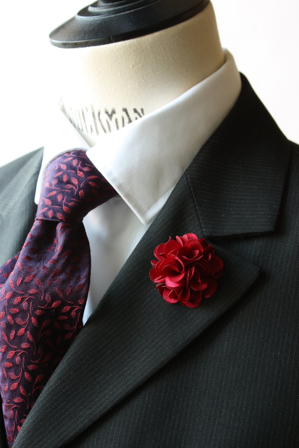 Lapel Pin for Men wedding boutonniere Flower lapel pin Etsy