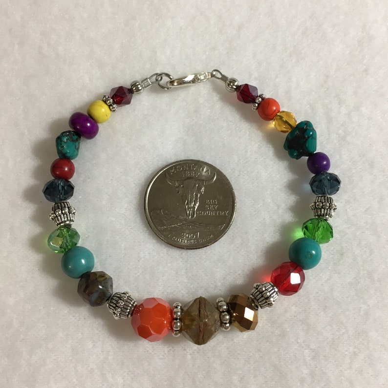 Colorful Serape Matched Jewelry Set Cowgirl Chic 1\u201d Earrings /& 8\u201d Bracelet Gift Idea Boho 22\u201d Necklace Southwestern