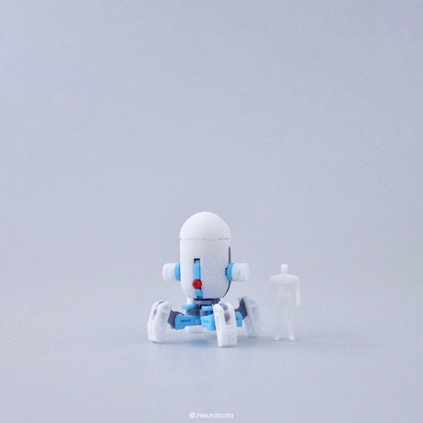 Atom A1 _World's Smallest Robot Model Kit_ 3D Printed