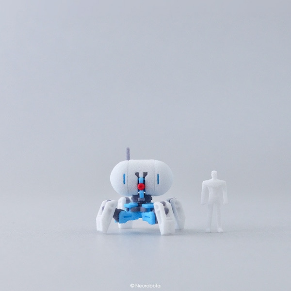 Atom A2_World's Smallest Robot Model Kit_ 3D Printed