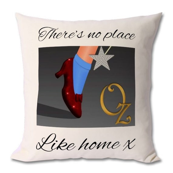 Wizard Of Oz Pillow Decorative Pillow Cushion Theres No Place Etsy