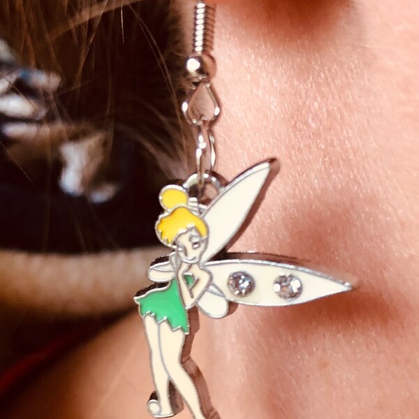 Tinker Bell Earings - hypoallergenic