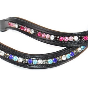 Custom Bling Browbands – Choose your own colours